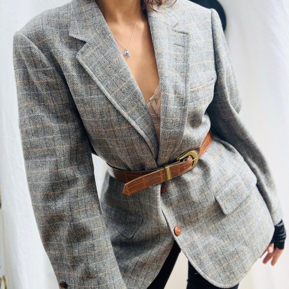 Lacoste Jackets & Blazers - Vintage Lacoste Plaid Blazer